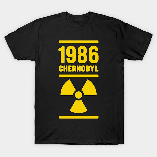 CHERNOBYL 1986 (YELLOW) T-Shirt by TONYSTUFF